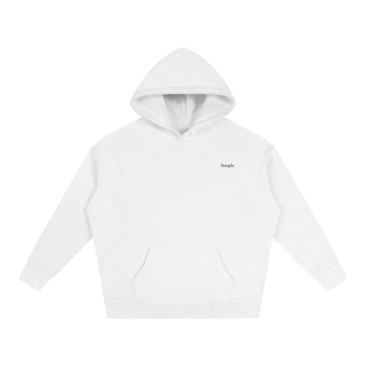 The Best do it Simple Oversize Fleeced Hoodie