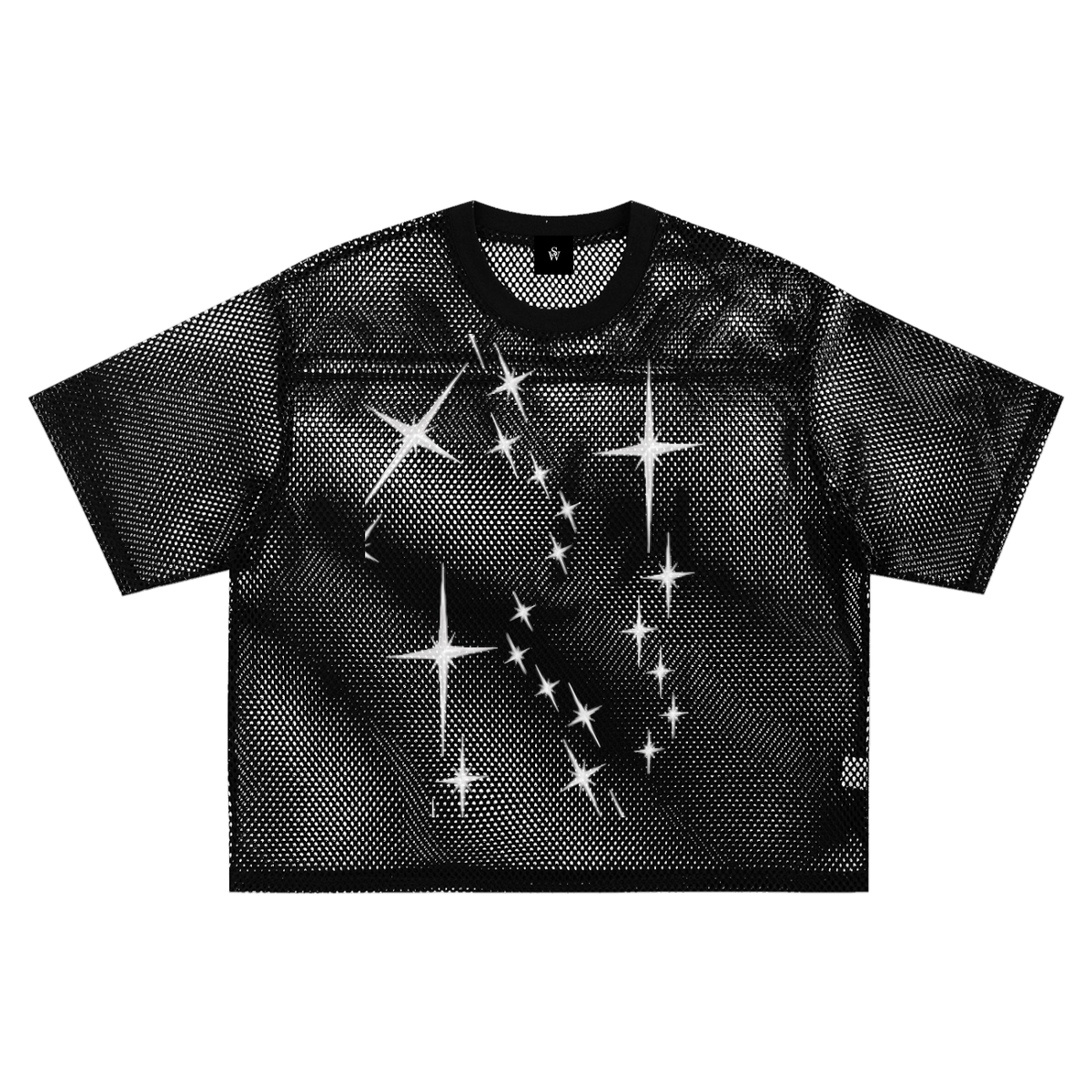 See-through Boxy Net T-Shirt